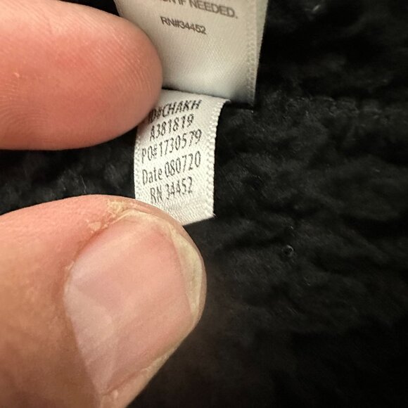 Cuddl Duds Womens Black Faux Sherpa Jacket With Button Detail Size S - Picture 6 of 7